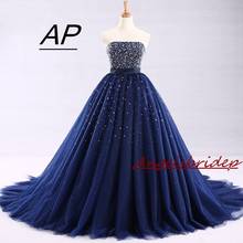 ANGELSBRIDEP Boat Neck Ball Gown Quinceanera Dress Robe De Bal Sparkly Beads Sequins Charming Crystals Vestidos De 15 Anos 2024 - buy cheap