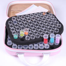 PDMDOG 132 Bottles Diamond Painting Storage Box Embroidery Accessories Bag Bead Container Rhinestones Tools Set sticker 2024 - buy cheap
