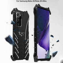 Funda de Metal y aluminio para Samsung note 20 Ultra, R-JUST con armadura de carcasa Original, a prueba de golpes 2024 - compra barato