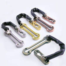 Stainless Steel door chain Electroplated multiple colour lock door chain for Various door chain easy to install Security burglar 2024 - buy cheap