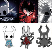 Hollow Knight Brooch Pin Metal Cartoon Badges Brooches & Pins Game Jewelry Gift for Unisex Children Clothing Backpack Enamel Pin 2024 - buy cheap