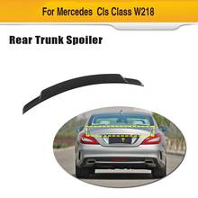 Car Rear Wing Spoiler for Mercedes-Benz CLS Class W218 CLS400 CLS500 CLS63 AMG 2012 - 2017 Rear Trunk Spoiler Carbon Fiber 2024 - buy cheap