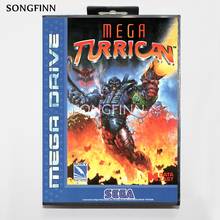 16 bit MD Memory Card With Box for Sega Mega Drive for Genesis Megadrive - Mega Turrican 2024 - buy cheap