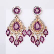 Bilincolor Fashion Luxury Tassel Drop Earring for Women 2024 - buy cheap