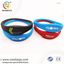 NFC Waterproof Wristband 13.56MHZ RFID ISO14443A Mfare Classic 1K S50 IC Smart Silicon Bracelet New Design 3PCS 2024 - buy cheap