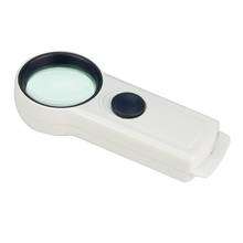 6x 50mm Lens Diameter Hand-hold Reading Magnifier Illuminating Magnifying Glass Pocket Loupe 2024 - buy cheap