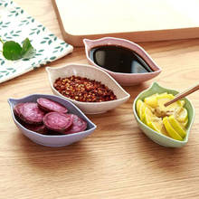 1Set Seasoning Dish Bowl Wheat Straw Small Plates Snack Dish Sauce Plate Multipurpose Kitchen Tableware Supplies 4 Colors 2024 - buy cheap