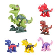 Miniatura de brinquedos para dinossauro, conjunto de broca elétrica, chave de fenda e brinquedos para crianças 2024 - compre barato