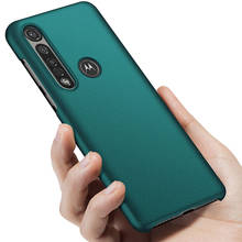 Чехол для Moto G8 Plus, однотонный Жесткий матовый защитный чехол из поликарбоната для телефона Motorola Moto G8 Play One Macro, задняя крышка 2024 - купить недорого