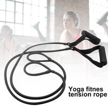 Cuerda de tracción para Pedal de Yoga para mujer, bandas elásticas de resistencia para entrenamiento físico, tubo extensible, 1 par 2024 - compra barato