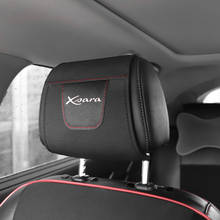 1pc  For Citroen Xsara Car Headrest Protector Cover Pu Leather Car Headrest Cover Car Accessories 2024 - buy cheap