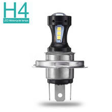 12-24v h4 3030 18 smd conduziu a lâmpada principal 6500k da lâmpada do farol da motocicleta 2024 - compre barato