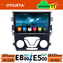 Radio Multimedia con GPS para coche, Radio con reproductor de vídeo, Android 11, 6GB de Ram, 2013 GB de Rom, estéreo, HU, para Ford Mondeo 128 2024 - compra barato