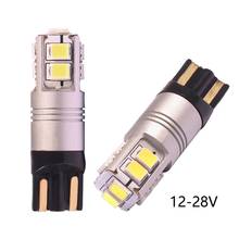 NHAUTP 2Pcs High Quality 12-28V T10 W5W LED Canbus Bulbs Universal For Car Auto Truck Clearance Lights Parking Lamp White Amber 2024 - buy cheap