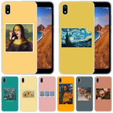 Capa van gogh-boneca p/pintura, modelos xiaomi redmi k20 pro/7/7a/6/6a/4x/5 plus/s2/go/note 7/6/5 pro/4 2024 - compre barato