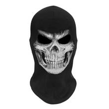 Grim Reaper Scary Skull Mask Realistic Latex Party Mask Horror Skeleton Headgear Halloween Costume Cosplay Accessories 2024 - buy cheap