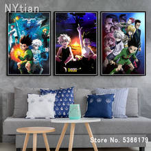NT173-Póster de Arte de pared de Hunter x Hunter, película de Anime japonés, pintura térmica de aceite, impresiones, decoración de la habitación del hogar 2024 - compra barato