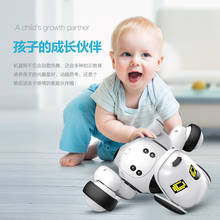 2020 Новый Умный Робот собака 2,4G беспроводной пульт дистанционного управления детская игрушка умный говорящий робот собака игрушка интерактивная электронная ПЭТ 2024 - купить недорого