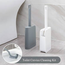 1 conjunto durável pa + pp escova de crack do toalete com base limpeza suportes escova de toalete para banheiro fixado na parede escova de limpeza do toalete 2024 - compre barato