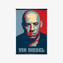 Fast & Furious-póster de retrato de película de Star Actor Vin Diesel, arte de pared, decoración de imagen, impresiones, lienzo enmarcado, pintura para decoración del hogar 2024 - compra barato