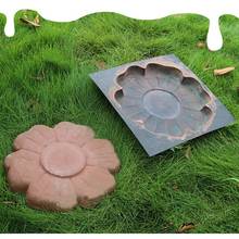 Path Maker DIY Concrete Mold Step Stone Cement Paving Landscape Floor Tile Pavement Mould for Garden Yard Pathway 2024 - buy cheap