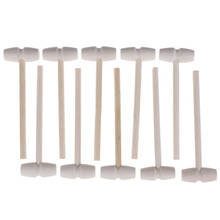 10pcs Mini Wooden Hammer Ball Pounder Replacement Wood Crab Mallets Knocks Planet Hitting Hammer Kids Creative Educational Toy 2024 - buy cheap