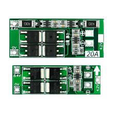 2S 20A 7.4V 8.4V 18650 Lithium battery protection board/BMS board standard 2024 - buy cheap