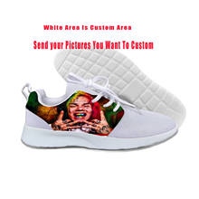 Zapatos informales Harajuku para hombre y mujer, calzado con estampado 3D, Hip Hop, Rap, música Rock, 6ix9ine 69, novedad de verano, 2019 2024 - compra barato