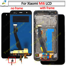 Para xiaomi mi 6 display lcd + tela de toque digitador assembléia fhd para xiaomi mi6 lcd peças reposição para xiaomi 6 lcd 2024 - compre barato