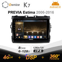 Ownice K7 8Core 6G+128G Android 10 Car DVD Player for Toyota Privia estima 2006 - 2016 Autoradio 4G LTE Multimedia Stereo Radio 2024 - buy cheap