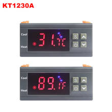 Интеллектуальный цифровой термостат KT1230W 30A, регулятор температуры C/F для инкубатора с релейным выходом терморегулятора 2024 - купить недорого