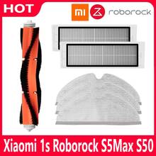 Робот-пылесос Xiaomi Mijia 1/2 Roborock S5 S5Max S50 S51 S55 S6, основная щетка, HEPA-фильтр, аксессуары 2024 - купить недорого