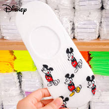 Disney ladies socks cartoon sweet Mickey Mouse pattern cotton socks female models large size casual socks 2024 - buy cheap