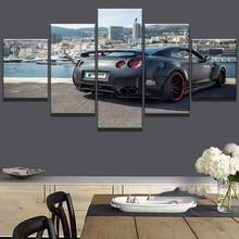 5 Piece HD Print Nissan Gtr Widebody Rear Car Cuadros Decoracion Paintings on Canvas Wall Art for Home Decorations Wall Decor 2024 - buy cheap