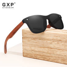 GXP Retro Fashion Style Natural Wooden Frame Sunglasses Mirror Eyewear 100%Polarized Lens UV400 Men Female Driving Sun Glasses 2024 - buy cheap