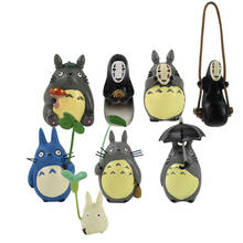 Figuras de acción de Anime, Tonari no Totoro, No Face man, PVC, 8 unids/set por Set 2024 - compra barato