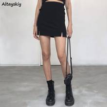 Empire Skirts Women Black Basic Simple Pure All-match Summer Mini Preppy Girls Clothing Popular Chic Ulzzang Femme Streetwear 2024 - buy cheap