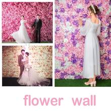 Wedding Floral Artificial Silk Flower Wall Panel Wedding Venue Cafe Decor 2024 - buy cheap