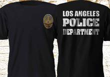 Новый бренд Lapd Los Angeles Police Department Swat Black, лето 2020, 100% хлопок, одежда для фитнеса в стиле хип-хоп, Мужская футболка 2024 - купить недорого