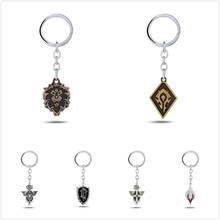 Game Jewelry The Alliance Horde Keychain Metal Pendant Keyring Key Holder Car Key Chains For Men Bloodelf Chaveiro Gift 2024 - buy cheap