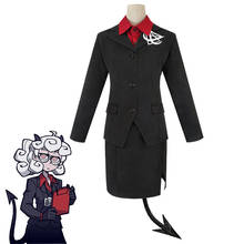 Disfraces de Cosplay de Helltaker pandemónica para mujer y niña, conjunto completo de uniforme, disfraz de demonio 2024 - compra barato