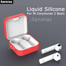 Беспроводные наушники Auroras для Mi True Wireless, силиконовый чехол 2, аксессуары для наушников, ударопрочный чехол для наушников Xiaomi 2 Basic 2024 - купить недорого