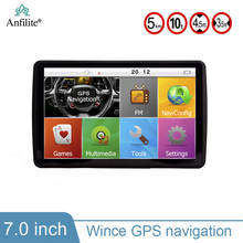 Anfilite 7 inch 800x480 MSB2531 car vehicle navigator Windows Ce 6.0 128M 4GB truck GPS Navigation with sunshade 2024 - buy cheap