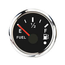 Medidor de nivel de combustible (0-190 ohmios) para barco/vehículo/marina/yate, indicador de tanque, resistente al agua, negro 2024 - compra barato