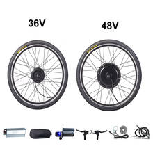 Kit de conversión de bicicleta eléctrica de montaña, 20-29 '', 250W/ 350W/ 500W, 36V o 48V, 1000W, 1500W, adecuado para freno de disco/V 2024 - compra barato