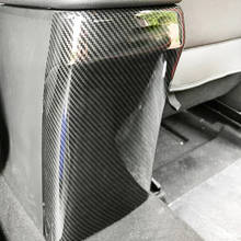 Для Hyundai Kona Encino 2018 2019 ABS Матовый и карбоновый задний ряд для автомобиля защитная рамка для ног Накладка для стайлинга автомобиля 2024 - купить недорого