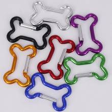 5Pcs Lightweight Multifunctional Bone Type Buckle Aluminum Alloy Carabiner for Water Bottles 2024 - buy cheap