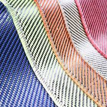 Aramid Carbon Fiber Blended Fabric Cloth Red/Yellow/Blue/Green/Purple/Grey Black 2024 - buy cheap