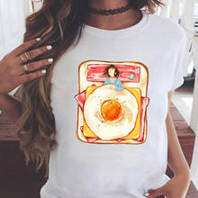 Women Graphic Cartoon Funny Printing Summer Short Sleeve Casual Fashion Aesthetic Print Female Clothes Tops Tees Tshirt T-Shirt 2024 - buy cheap