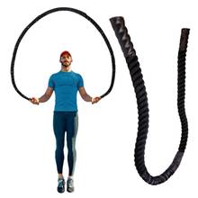 Cuerda de saltar pesada para Fitness, 2,5mm, para Crossfit, batalla pesada, para saltar, entrenamiento de potencia, mejora la fuerza muscular 2024 - compra barato